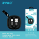 Cavo USB C Carica e Trasmissione Dati Veloce 2.4A Retrattile Anti Groviglio...