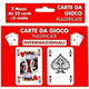 2x Mazzi di Carte da Gioco Poker 52 Carte Giochi Ramino Burraco Scala 40 2
