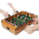 Calcio Balilla Biliardino da Tavolo in Legno 4 Stecche Calcetto 50x31.5x9.5...