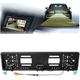 Porta Targa Automobile Retrocamera Waterproof Sensori Parcheggio Acustico
