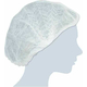 250x Cuffia Monouso in TNT con Elastico Copricapo Cuoco Infermiera Bianco 3