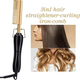 Piastra per capelli calda pettine lisci riscaldamento elettrico barba styling...