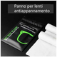 4x Panno Anti-Appannamento Occhiali in Microfibra Antiappannante Pulizia... 4x Panno Anti-Appannamento Occhiali in Microfibra Antiappannante Pulizia...