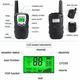 Walkie Talkie Ricetrasmittente Mini a Lungo Raggio 3KM Funzione VOX Radio T3...