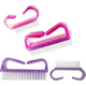 4x Spazzola Pulizia Unghie Spazzolino Manicure Pedicure Grande Piccola Estetica