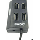 Hub 4 Porte USB 2.0 BO-OT21 Trasferimento Dati PC Laptop Mini Alta Velocità...