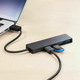 Hub 4 Porte USB 3.0 Trasferimento Dati Computer PC Ultra Sottile Alta...