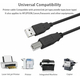 Cavo Stampante 3 Metri Collegamento Prolunga USB 2.0 da A-Maschio a B-Maschio...
