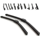 Kit 2 Spazzole Tergicristallo Parabrezza Anteriore JEEP COMMANDER da 09/05 a...