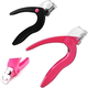2x Forbici Unghie Forbicine in Acciaio Forbice Punta Manicure Pedicure Cucire