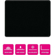 Tappetino per Mouse Mousepad Nero Gaming Scrivania Casa Ufficio Waterproof...