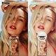 Luce LED ad Anello Ricaricabile Portatile Cellulare Tablet Video TikTok...
