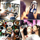 Luce LED ad Anello Ricaricabile Portatile Cellulare Tablet Video TikTok...