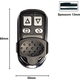 2x Telecomandi Universali a Frequenza Fissa 433,92MHz 4 Pulsanti NO ROLLING...