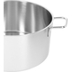 Casseruola in Acciaio Inox Fonda Pentola Bassa da 13.5cm a 31.5cm Gas...