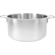 Casseruola in Acciaio Inox Fonda Pentola Bassa da 13.5cm a 31.5cm Gas...