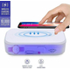 Sterilizzatore UV Smartphone Antibatterico Portatile Ricarica Wireless XD-01...
