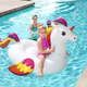 Materassino Gonfiabile Unicorno Gigante Galleggiante Mare Piscina 155x119 cm...