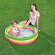 Piscina Gonfiabile Rotonda da Giardino Gioco per Bambini 102x25cm con 3...