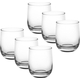 6x Bicchieri da Acqua Mod. Loto  27.5cl Bicchiere da Tavola in Vetro Vino