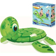Materassino Gonfiabile Stampa Tartaruga Mare Piscina 140x140cm Bambini Gioco