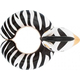 Ciambella Gonfiabile Salvagente Animale Zebra 57x51cm Piscina Mare Bambini 4