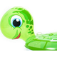 Materassino Gonfiabile Stampa Tartaruga Mare Piscina 140x140cm Bambini Gioco...