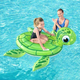 Materassino Gonfiabile Stampa Tartaruga Mare Piscina 140x140cm Bambini Gioco...