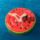 Materassino Gonfiabile Isola Galleggiante Anguria Tonda 188cm Mare Piscina 13