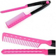 Spazzola Lisciante Districante Doppio Pettine Asciugatura Rapida Senza...