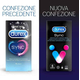 18x Preservativi Ritardanti Lubrificati Sync 3 Scatole da 6 Profilattici...