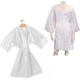 10x Kimono Monouso 90x120cm in TNT Bianco per Estetista Parrucchiere Unisex