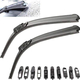 Kit 2 Spazzole Tergicristallo Parabrezza Anteriore JEEP COMMANDER da 09/05 a...