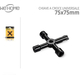 2x Chiave Universale a Croce per Cassette Contatore Gas Sportello Enel (Nero)...