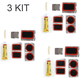 3x Kit Completo Riparazione Gomma Bici Bicicletta Bike Pneumatico Foro Bucatura