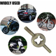 6x Kit Chiave Rimuovi Svita Smonta Valvole Camere d'Aria Universale + Valvole...
