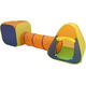 Tenda Gioco Parco Giochi con Tunnel Giocattolo Bambini Pop-Up Pieghevole 3pz...