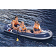 Set 2 Remi da 124cm in Plastica Coppia Pagaie per Canoa Kayak Canotto...