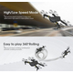 Mini Drone Quadricottero Pieghevole con Fotocamera Telecamera 4K WIFI 998 Pro...