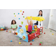 Trenino Gonfiabile Per Bambini 2 Anni+ Play Center 132x94x89cm Con Palline...