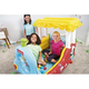Trenino Gonfiabile Per Bambini 2 Anni+ Play Center 132x94x89cm Con Palline...