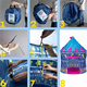 Tenda da Gioco Castello per Bambini Outdoor Casa Gioco 100x135cm Bambino 7