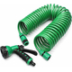 Tubo Estensibile a Spirale 15mt + Pistola Pompa Flessibile Irrigazione...