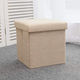 Pouf Contenitore Puff Poggiapiedi Seduta in TNT Panca Baule 38x38x38cm...