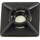 25x supporto adesivo 19x19 mm per fascette autostringenti da 3,6 mm nero cavi...