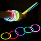 100x Braccialetti Luminosi Bracciali Fluorescenti Disco Effetto DJ Star Light...