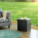 Pouf Contenitore Puff Quadrato in PVC Panca Baule 31x31x31 cm Sgabello Seduta...