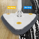Mocio Triangolare Lavapavimenti MOP Girevole Auto Strizzante Soffitto Polvere...