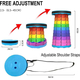 Sgabello Telescopico Pieghevole a Scomparsa Portatile Campeggio Multicolore...