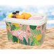 Frigo Passivo in Plastica Antigraffio da 6lt Portatile Rosa Spiaggia Outdoor...